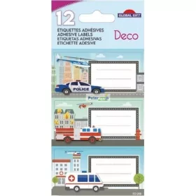   Martica Global Deco Füzetcímke 12db-os "112" 12x8cm 170161