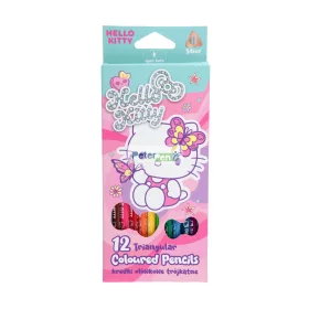 Szinesceruza 12db-os trio CP Hello Kitty Pink 10524