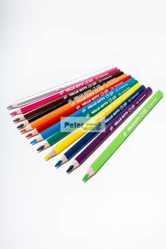 Szinesceruza 12db-os Jumbo trio CP Hello Kitty Pink 10531