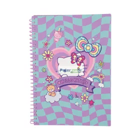 Spirálfüzet B5 100lapos CP Hello Kitty Pink 13228