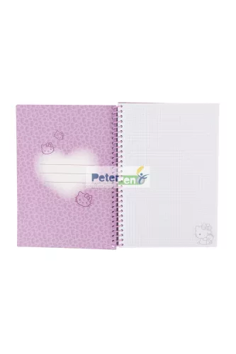 Spirálfüzet B5 100lapos CP Hello Kitty Pink 13228