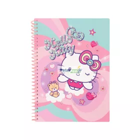 Spirálfüzet B5 100 lapos CP Hello Kitty Pink 13235