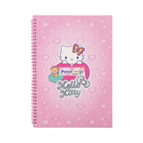 Spirálfüzet A4 100 lapos CP Hello Kitty Pink 13198