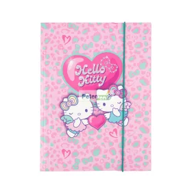 Gumis mappa A4 karton CP Hello Kitty Pink 15208