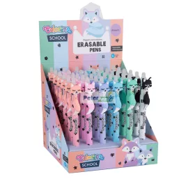   Nyomógombos radírozható toll Colorino FOXES 01706PTR 36db/disp.