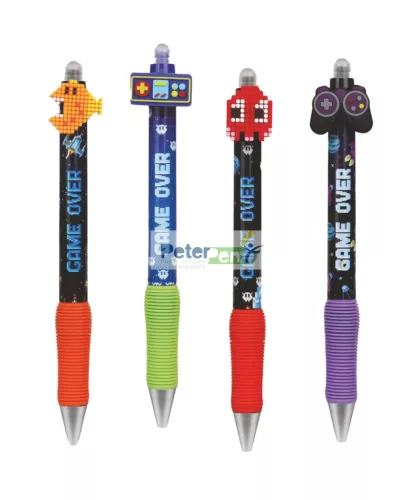 Nyomógombos radírozható toll Colorino GAME 80419PTR 36db/disp.