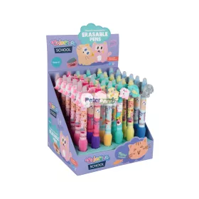   Nyomógombos radírozható toll Colorino Spinning Cats 01881PTR 36db/disp.