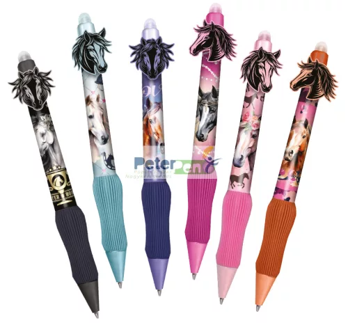 Nyomógombos radírozható toll Colorino HORSES 03540PTR 36db/disp.