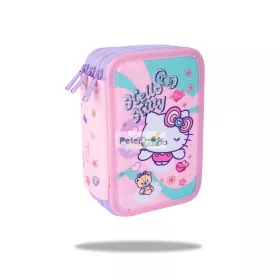   Töltött tolltartó háromemeletes Jumper 3 Hello Kitty Pink F067025