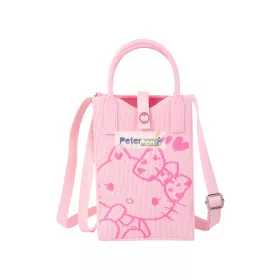 Válltáska vászon Hello Kitty Pink rózsaszín F147025