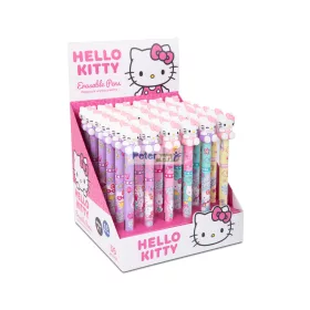   Nyomógombos radírozható toll Hello Kitty Pink 36db/disp.13334PTR