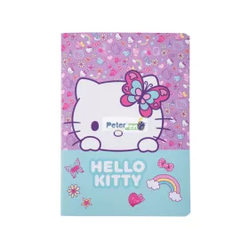 Füzet A5 32lapos kockás Hello Kitty Pink 6db/cs.13075PTR