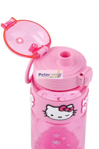 Iskolai kulacs 3D felirattal 750ml világosrózsaszín Hello Kitty Pink 20080PTR