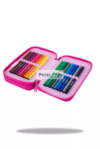 Töltött tolltartó kétemeletes Jumper2 Hello Kitty Pink F066035