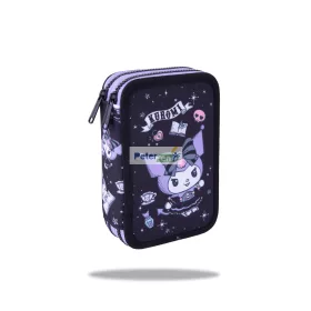 Töltött tolltartó kétemeletes Jumper2 Kuromi F066031