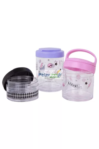 Uzsonnás doboz háromrészes Kuromi 14065PTR