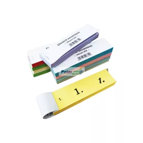 Ellenőrző sorszámtömb tombola 100db pasztell rózsa