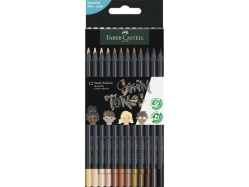 Szinesceruza készlet Faber Castell 12db-os Black Edition 116414
