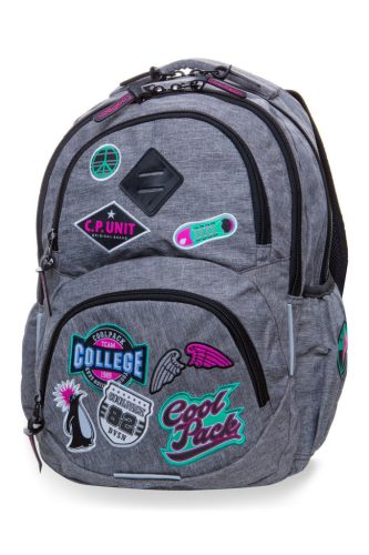 Hátitáska Cool Pack – DART-Girls Badges Grey 2019