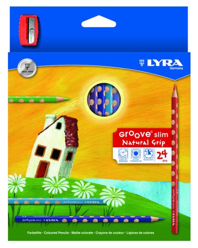 Lyra Groove slim 24db-os színesceruzakészlet