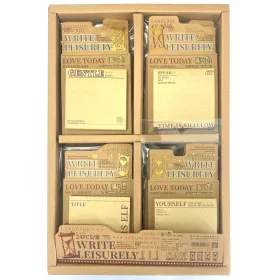 Jegyzettömb öntapadós 76x76mm ECO Retro KJY069