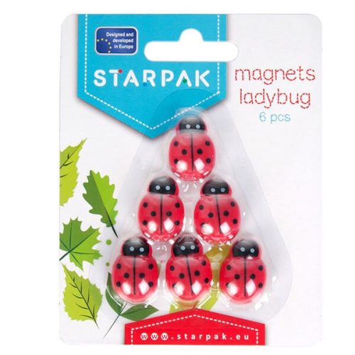 Mágnes szett 6db-os Katica 25mm 438886
