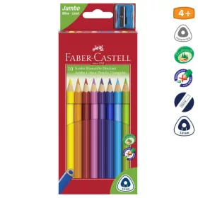   Faber Castell Junior trio 10db-os szinesceruza készlet 116510