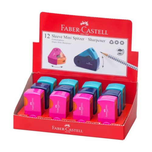 Hegyező tartályos egylyukú Faber Castell Sleeve mini 182714