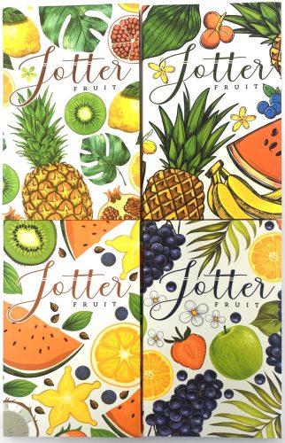 Notesz A/6 64lap vonalas 105x165mm Jotter Fruit 0859