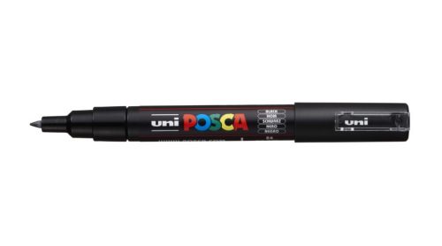 Posca PC-1M filctoll Fekete 0,7mm-1mm kúpos heggyel