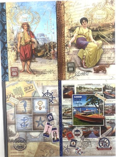 Notesz A/5 80lap vonalas 145x200mm Seven Seas 0835