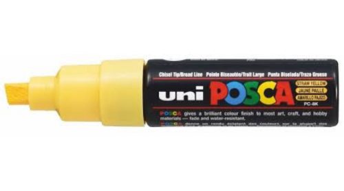 Posca PC-8K filctoll Sárga 8mm vágott hegyű