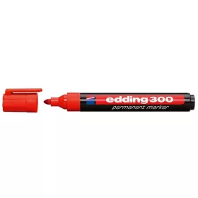 Edding 300 piros alkoholos filctoll (10db/doboz)