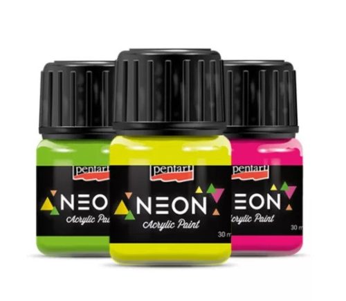 Neon akrilfestékek 30ml