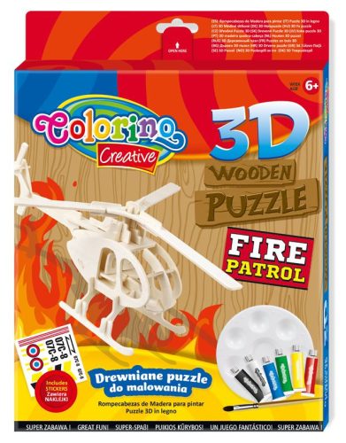 Fa puzzle 3D Colorino Creative Helikopter 36889