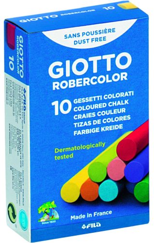 Giotto Robercolor 10db-os színes kréta pormentes