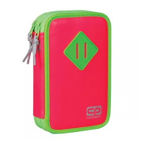   Kétemeletes töltött tolltartó Cool Pack JUMPER Neon Piros 2019