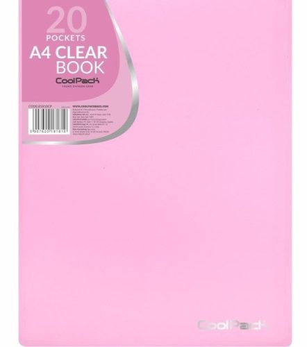 Bemutatómappa 20 lapos Cool Pack Pastel PINK