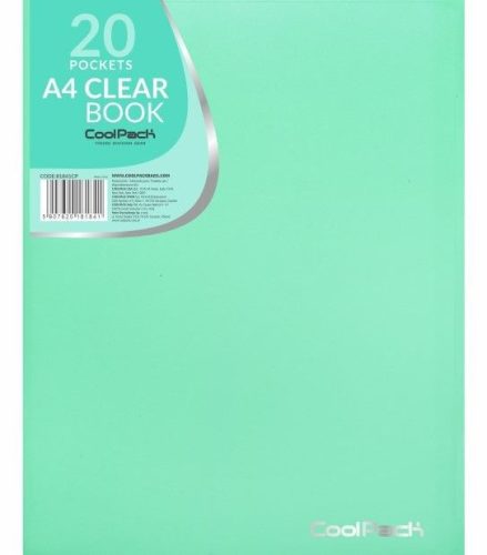 Bemutatómappa 20 lapos Cool Pack Pastel TÜRKIZ