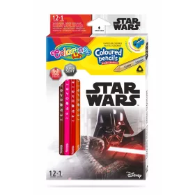   Színesceruzakészlet Colorino Disney Star Wars Trio12+1 hegyezővel